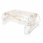 Moderna mesa de centro de plexiglás multicolor hecha en Italia, Asia viadurini