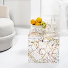 Mesa de centro moderna de plexiglás Made in Italy - Vichy viadurini