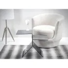 Mesa de centro de plexiglás de color transparente para sala de estar Made in Italy - Kamon viadurini