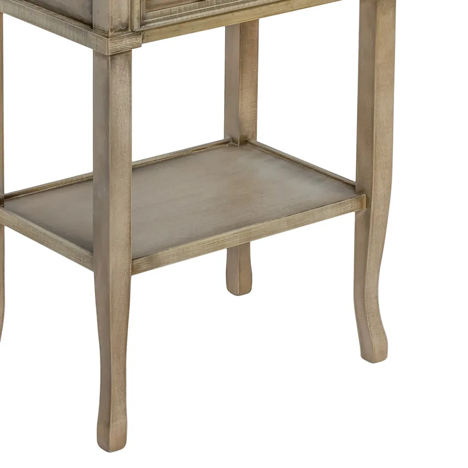 Mesa telefónica con 3 cajones y estante Made in Italy - Culsu viadurini