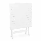 Mesa de centro plegable cuadrada para exteriores en aluminio pintado - Hunt viadurini