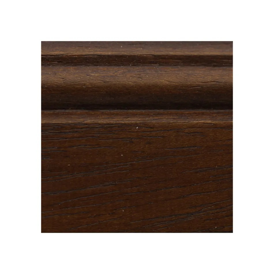 Mesa de centro rectangular para salón en madera de nogal patinada Made in Italy - Afrodite viadurini