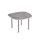 Mesa de centro de MDF con forma, disponible en dos tamaños y varios colores - Navis viadurini