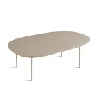 Mesa de centro de MDF con forma, disponible en dos tamaños y varios colores - Navis viadurini