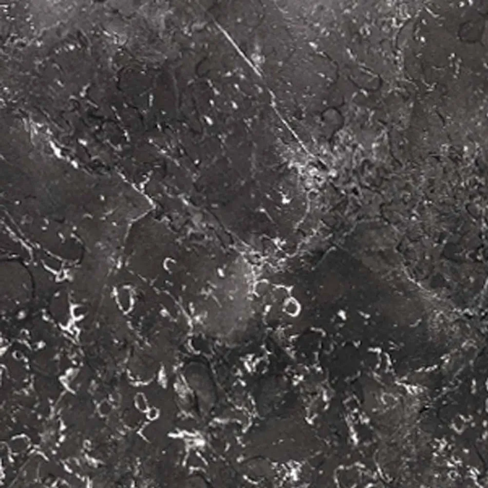 Mesa de centro con tapa redonda de mármol y base de metal Made in Italy - Gin viadurini