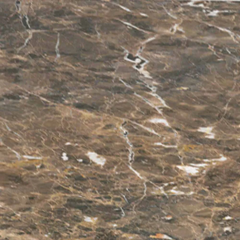 Mesa de centro de metal con tapa de mármol, preciosa Made in Italy - Ginseng viadurini