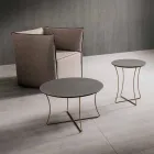 Mesa de centro en metal pintado con tapa de Hpl Made in Italy - Numbo viadurini