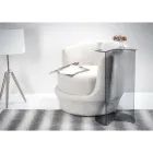 Mesa de centro de plexiglás transparente o de color Made in Italy - Tabli viadurini