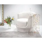 Mesa de centro de plexiglás transparente o de color Made in Italy - Tabli viadurini