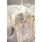 Mesa de centro de plexiglás transparente o de color Made in Italy - Tabli viadurini