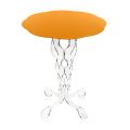 Janis mesa redonda naranja 50 cm diseño moderno, hecho en Italia