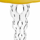 Mesa redonda diámetro amarillo 36cm diseño moderno Janis, hecho en Italia viadurini