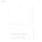 Mesa de centro transformable en mesa de comedor de madera Made in Italy - Aikido viadurini