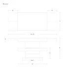 Mesa de centro transformable en mesa de comedor de madera Made in Italy - Polar viadurini