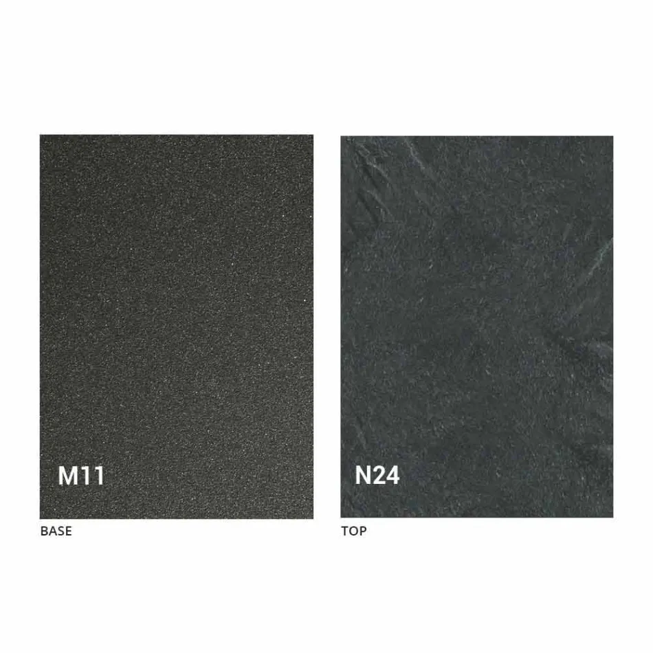 Mesa de centro convertible en mesa de comedor Tapa de madera y base de metal - Melocotón viadurini