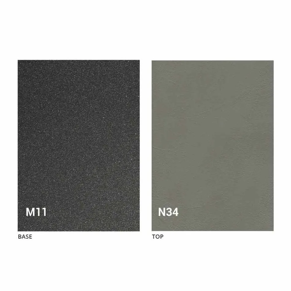 Mesa de centro convertible en mesa de comedor Tapa de madera y base de metal - Melocotón viadurini