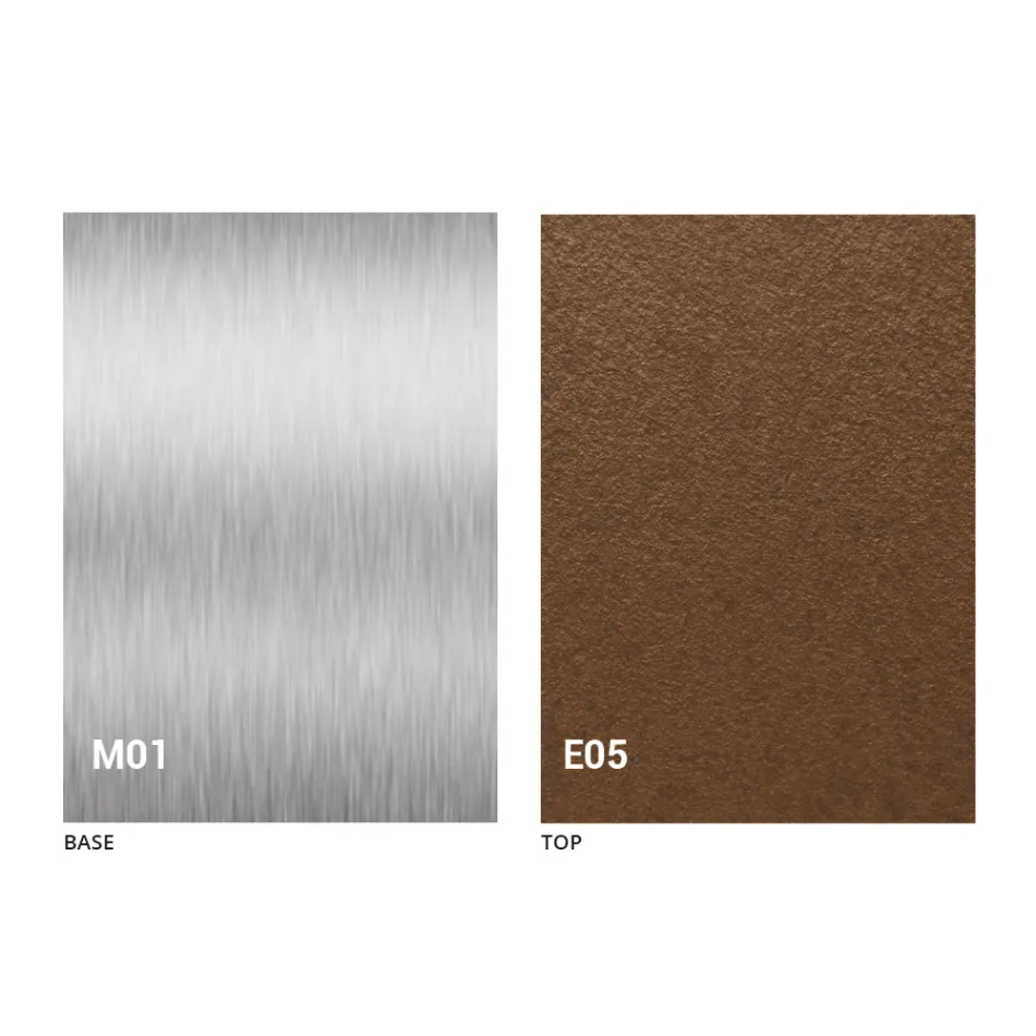 Mesa de centro moderna transformable, tablero efecto mortero Made in Italy - Salomon viadurini