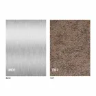 Mesa de centro moderna transformable con tapa de efecto mortero Made in Italy - Salomon viadurini