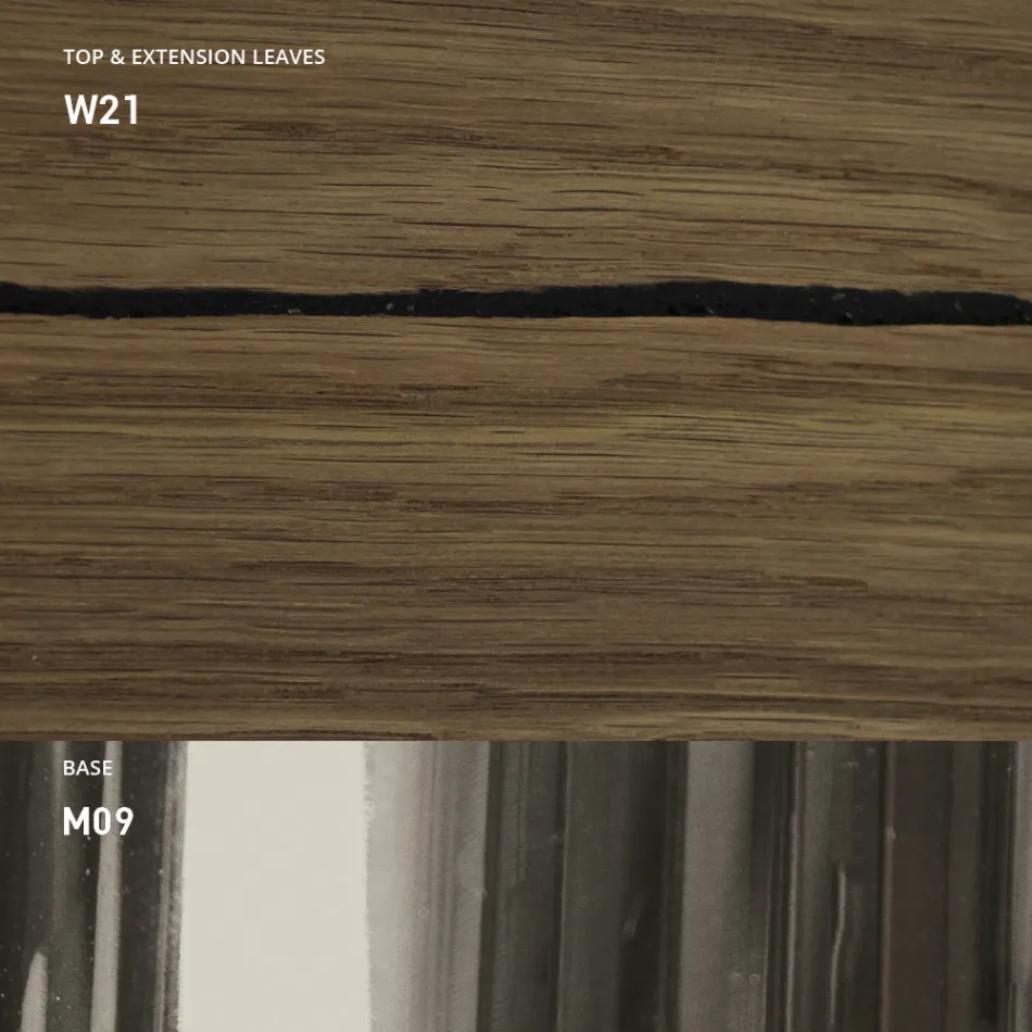 Mesa de centro transformable moderna en metal y madera Made in Italy - Universe viadurini