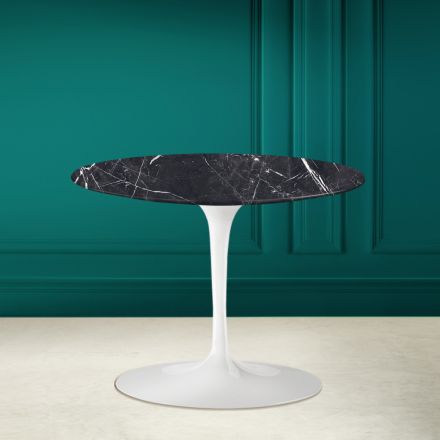 Mesa de Centro Tulip Eero Saarinen H 41 en Cerámica Marquinia Made in Italy - Escarlata viadurini