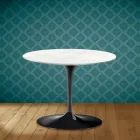 Mesa de Centro Tulip Eero Saarinen H 41 en Cerámica Rem Made in Italy - Escarlata viadurini