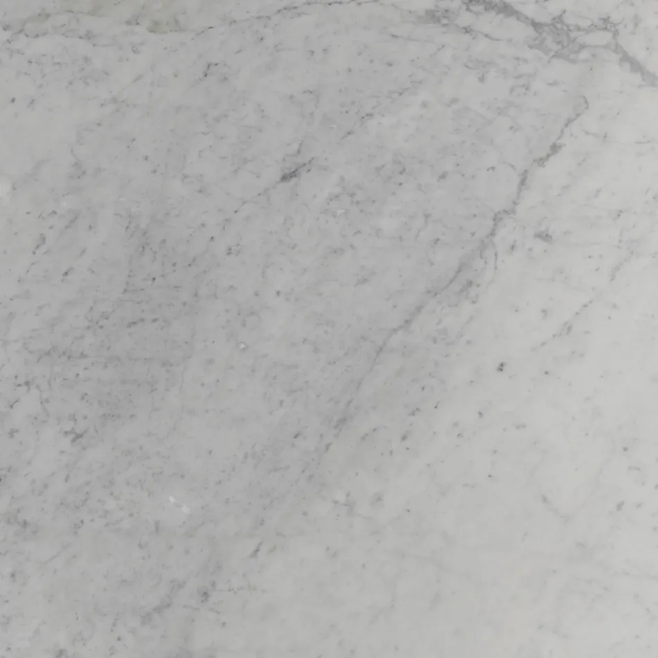 Mesa de centro Tulip Saarinen H 41 con tablero de mármol de Carrara Made in Italy viadurini