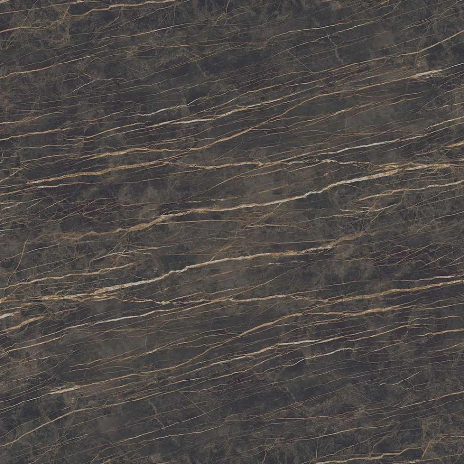 Tulip Saarinen Mesita ovalada Alt. 41 en Cerámica Noir Desire Made in Italy - Escarlata viadurini