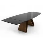 Mesa extensible hasta 276 cm en Cerámica Noir Desir Made in Italy - Equator viadurini