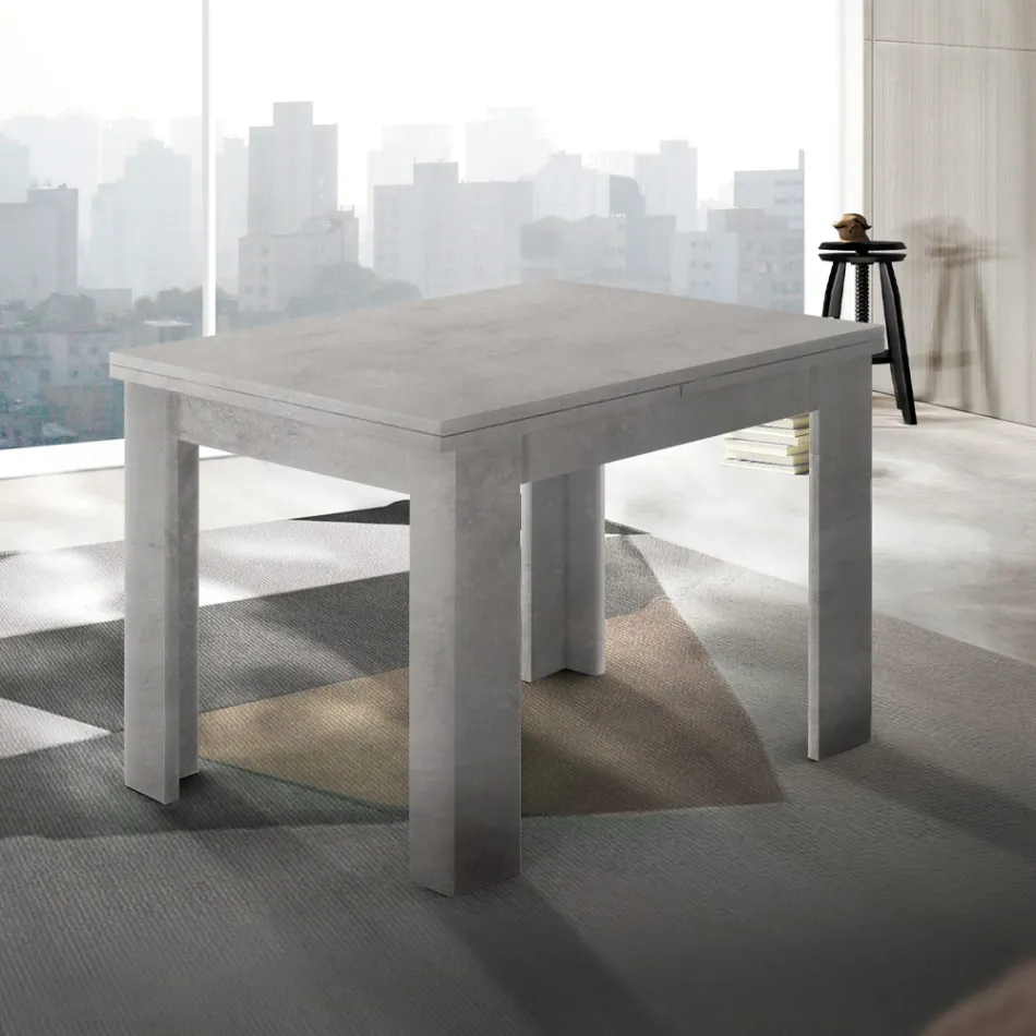 Mesa extensible de madera sostenible hasta 180 cm - Perro viadurini
