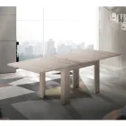 Mesa extensible de madera sostenible hasta 180 cm - Perro viadurini