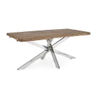 Mesa Extensible hasta 2,6 m en Madera Hecha a Mano Homemotion - Plutarco viadurini