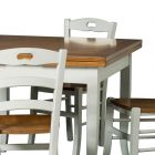 Mesa extensible hasta 200 cm con 4 sillas de madera Made in Italy - Amatista viadurini