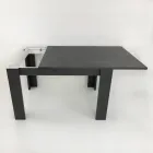 Mesa de comedor de diseño extensible a 210 cm en madera sostenible - Perro viadurini