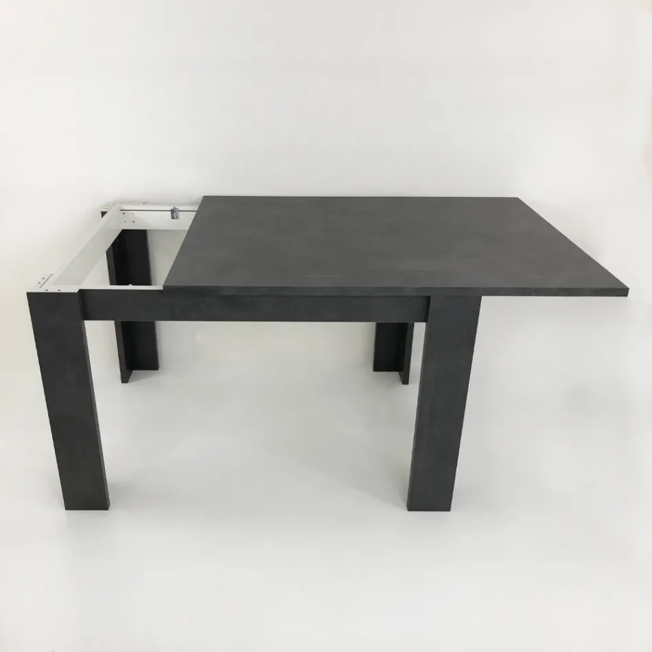 Mesa de comedor de diseño extensible a 210 cm en madera sostenible - Perro viadurini
