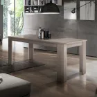Mesa de comedor de diseño extensible a 210 cm en madera sostenible - Perro viadurini