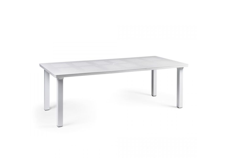Mesa extensible hasta 220 cm en Polipropileno y Aluminio - Pillow viadurini