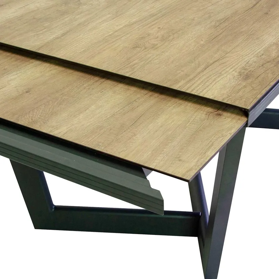 Mesa Extensible 240 cm en Aluminio con Tablero HPL - Righello viadurini