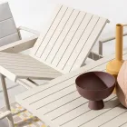 Mesa extensible hasta 240 cm en aluminio pintado en polvo - Pintura viadurini