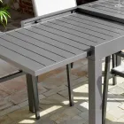 Mesa Extensible 270 cm Exterior con Estructura de Aluminio - Chapa viadurini