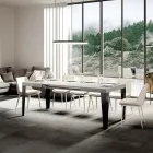 Mesa extensible hasta 284 cm en diferentes medidas y acabados Made in Italy - Playa viadurini