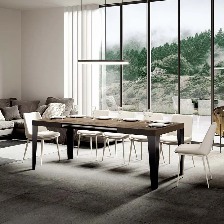 Mesa extensible hasta 284 cm en diferentes medidas y acabados Made in Italy - Playa viadurini