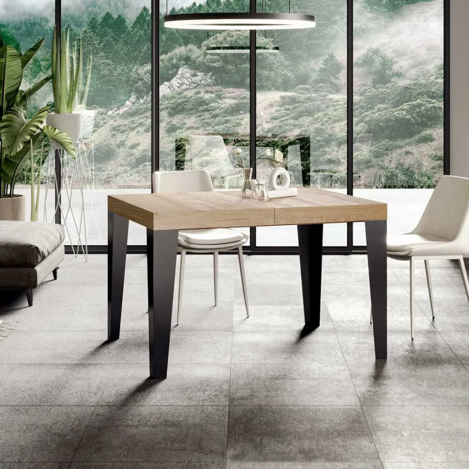 Mesa extensible hasta 440 cm en diferentes medidas y acabados Made in Italy - Playa viadurini