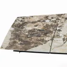 Mesa extensible en forma de barril con extensiones integradas Made in Italy - Grotta viadurini