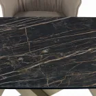 Mesa Extensible con Base y Tapa en Diferentes Acabados Made in Italy - Settimmio viadurini