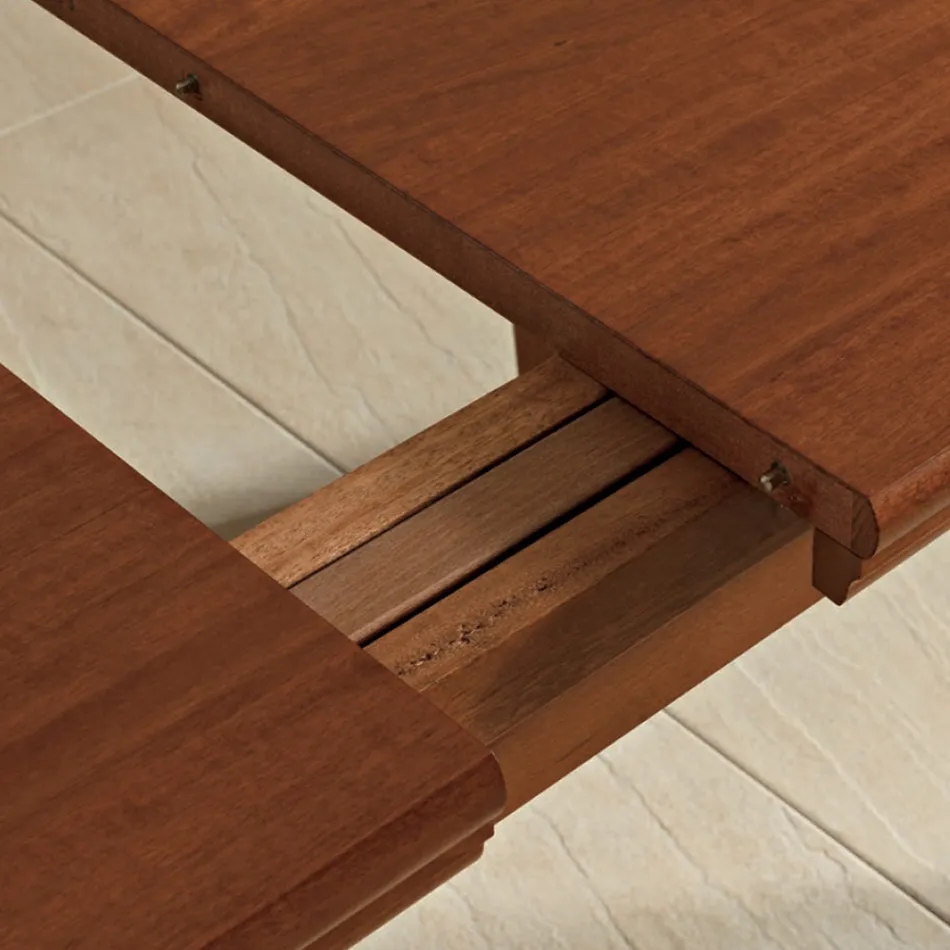 Mesa de comedor de madera de diseño de 14 plazas hasta 380 cm - Marzena viadurini