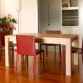 Mesa de diseño extensible en madera de roble, L160 / 260xP90cm, Jacob