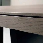 Mesa de diseño extensible en madera de roble fabricada en Italia Zerba viadurini