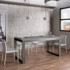 Mesa Extensible de Diseño Moderno en Madera Melamina - Badesi viadurini