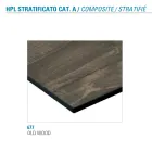 Mesa Extensible Hasta 180 cm Redonda Hpl Laminado Made in Italy - Bastiano viadurini