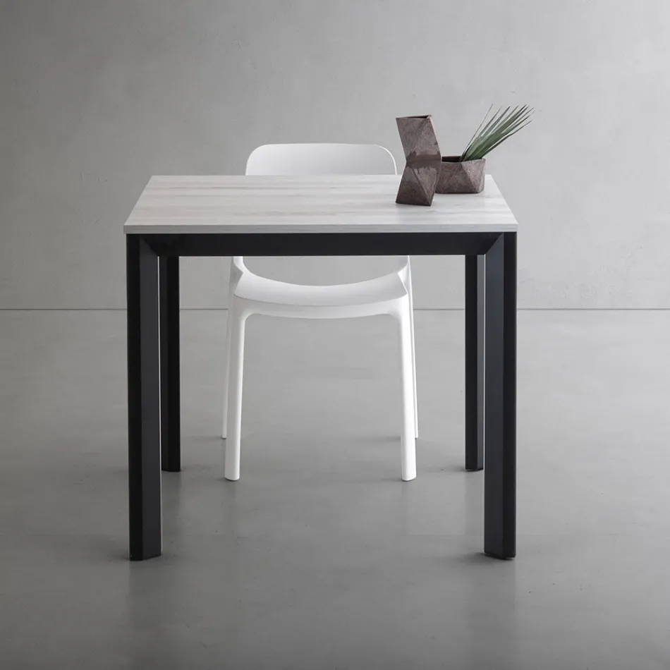 Mesa Cuadrada Extensible Hasta 232 cm en HPL Made in Italy - Filiberto viadurini